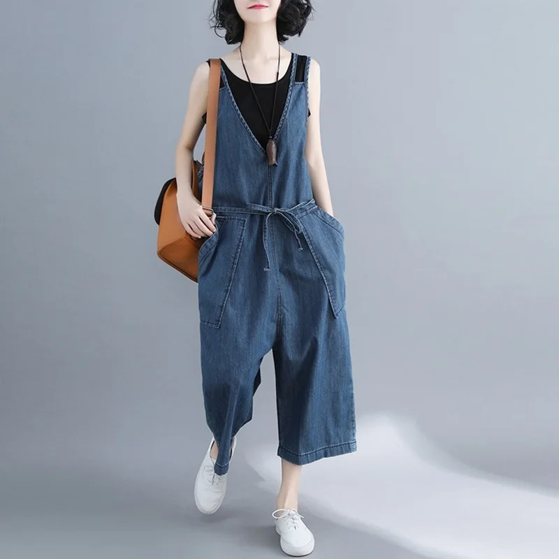 Dungarees women jeans denim overalls women jumpsuit female 2018 Chinese style jumpsuits for women 2018 DD1634 S