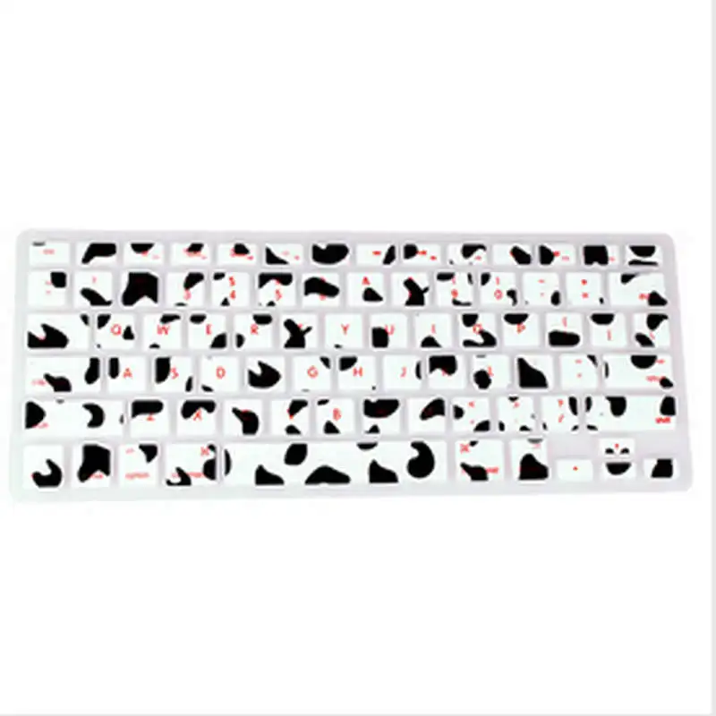 Milk cow dairy cattle skin pattern Silicone Keyboard Cover protector Skin for Apple Macbook Pro Air 13 15 17 For Mac Air 13.3