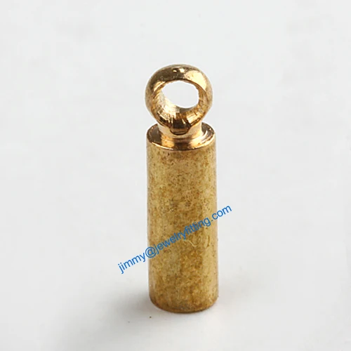 

Jewelry findings Metal End caps for laether cord; crimp end cap; chain end caps 2.2*8mm 10000pcs