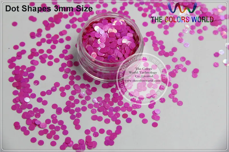 RI-6 Pearlescent Iridescent Plum  Colors dot  shapes confetti spangles glitter for  or other DIY decoration 1pack=50g