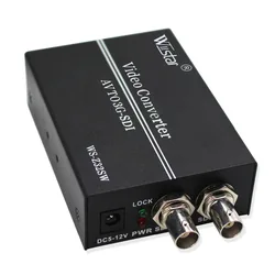 Wiistar AV to SDI Converter SD HD 3G SDI RCA to SDI BNC Audio Video Adapter for HDTV Monitor