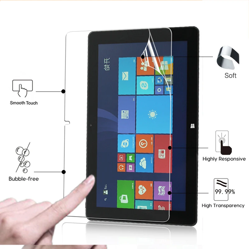 

High Clear Glossy screen protector film For Onda V116W 11.6" tablet front hd lcd screen protective films + retail package