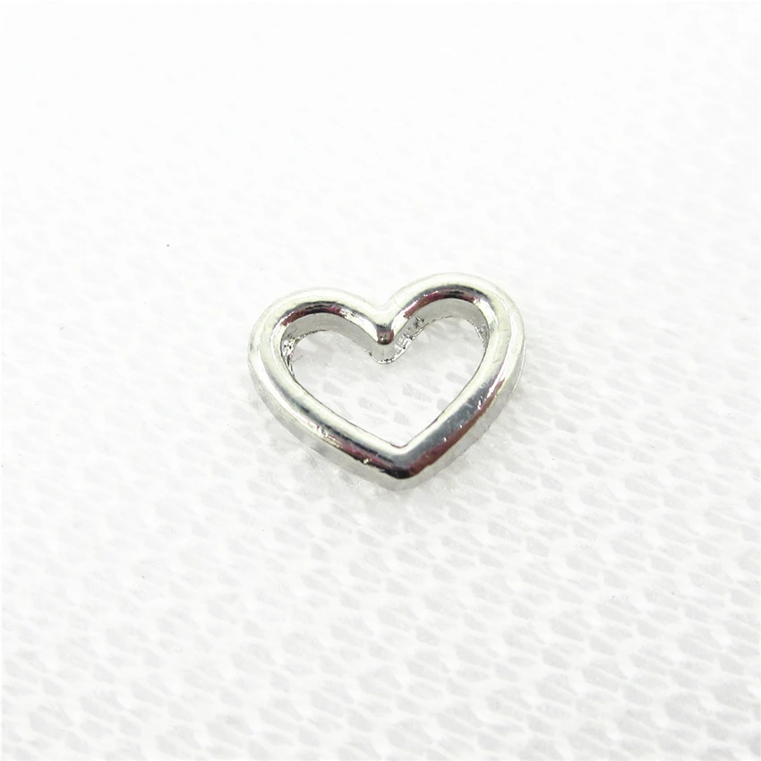 

Hot selling 20pcs/lot Silver Hollow out Hearts Floating Charms Living Glass Memory Lockets DIY Jewelry Charms