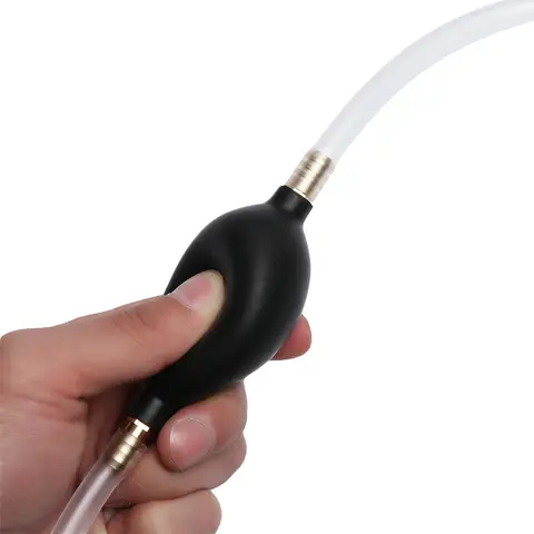 Manuell handpump i plast Sugpump Olja Vatten Bensin Diesel Bränsle Vätskeöverföring Bränsle Vätskeöverföringspump Rör 8 best sales manuell pump - №5