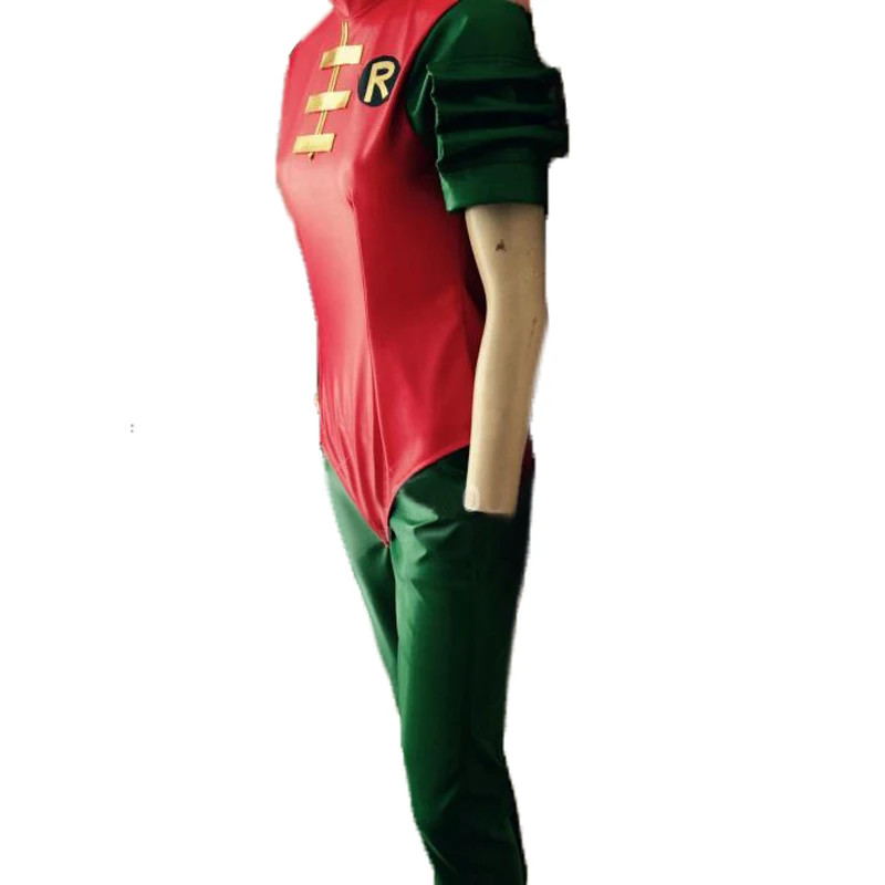 DC Robin TIM Cosplay Costume Suit Halloween Party customized