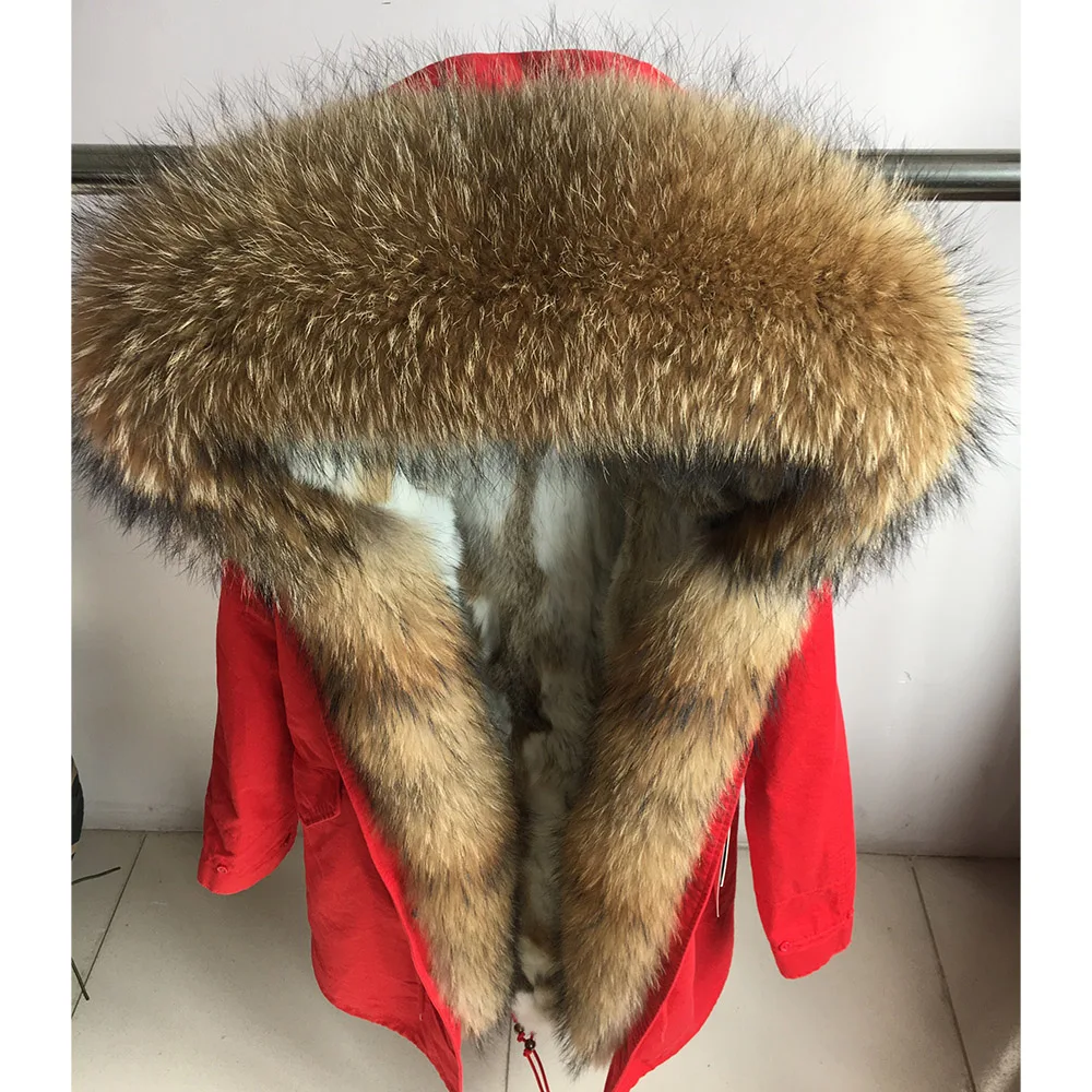 natural real fur Rex rabbit parka Camouflage long hooded winter coat 2018 women winter jacket natural real fur collar fur liner