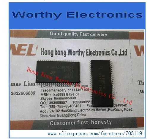 

Free shipping 10pcs/lot M29F400BB55M3 SOP44