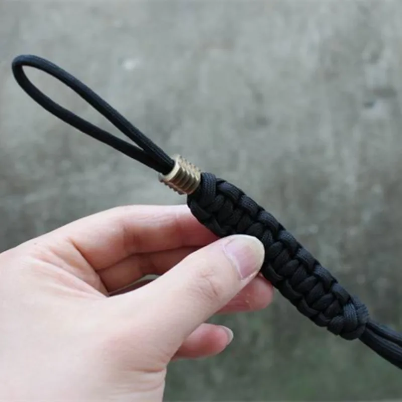 1PC Multicolor Titanium Alloy EDC Paracord Beads Umbrella Rope Cord Lanyard Pendants Knife Beads Outdoor Knife Accessories