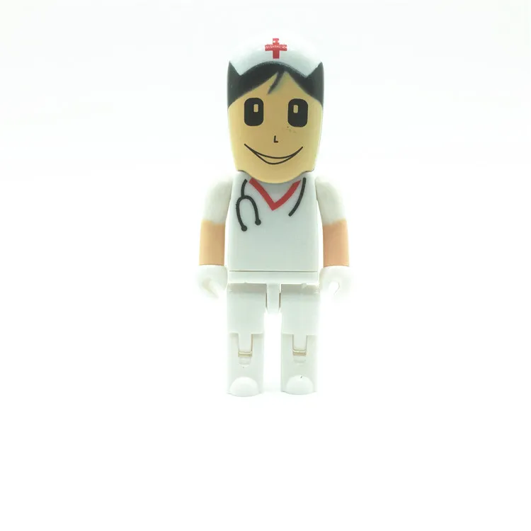 High Speed Doctor Nurse model USB 3.0 Flash Memory Pen Drive Stick 4GB 8GB 16GB 32GB 64GB Dentist USB Flash Drives Thumbdrive