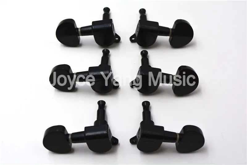 Niko Black Semicircle Acoustic Guitar Tuning Pegs Tuners Machine Head 3L+3R Free Shipping Wholesales