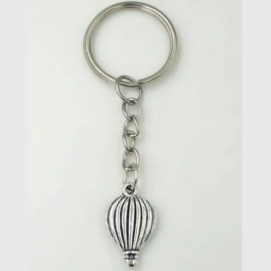 Fashion JEWELRY Gift Hot Air Balloon Chimes Key Chain Women Vintage Indian Style Keychain D158