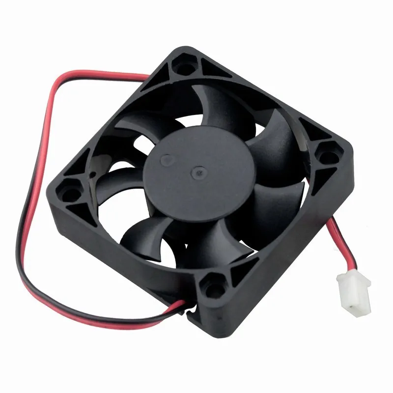 10PCS Gdstime Black DC 12V 2Pin 50MM 5CM 50x50x15mm 5015 PC CPU VGA Heatsink Cooling Cooler Fan