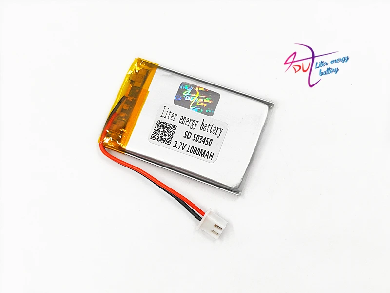 XHR-2P 2.54  1000mAh 523450 fire Rabbit Story machine 3.7V lithium polymer battery 503450