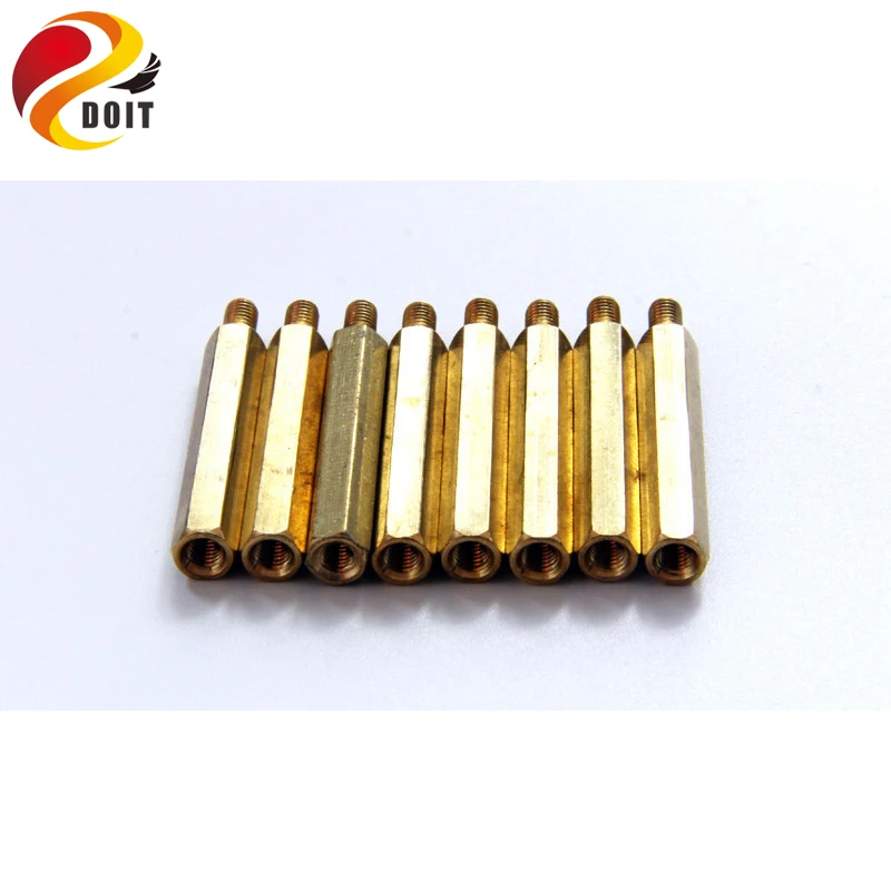 Copper Pillar Cylinder for Smart Car Coupling Connector Connecting DIY RC Toy Support Part Accessory M3*30mm 50mm