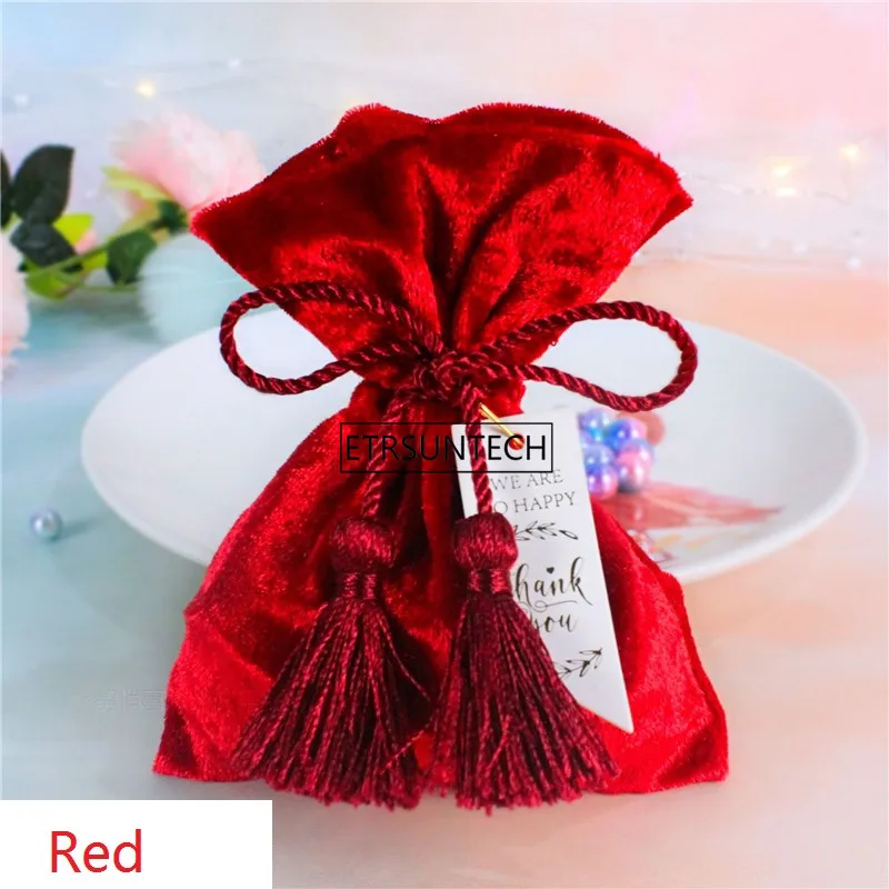 500pcs/lot Party Favor Bag Wedding Box Candy Bag Wedding Souvenir Gift Candy Bags Wedding Party Favor Pouches Cute Gift Bags