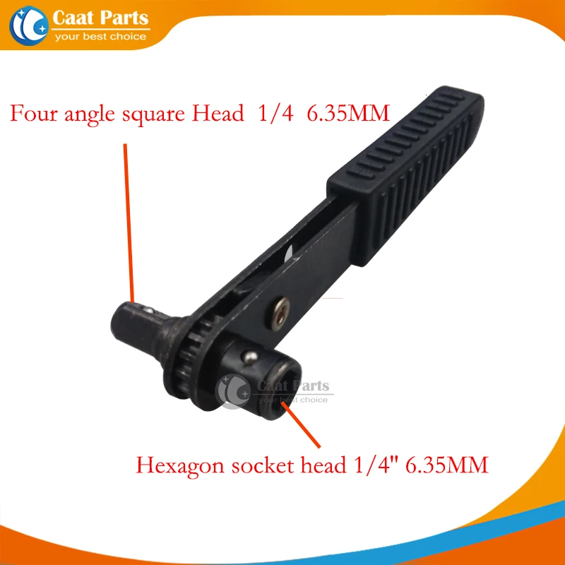 

Мини 1/4 дюйма 6,35 мм трещотка гаечный ключ Отвертка головка штанги для гаечных ключей, высокое качество!