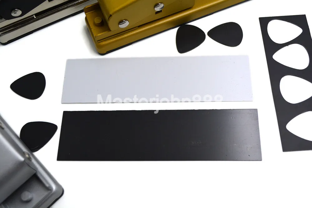 Sand Silver/Gold/Chrome Black Guitar Picks Plectrum Maker Pick Punch Card Cutter Maker With Gift Cards