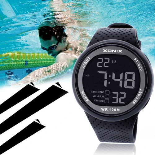 Imagen 2 del producto ¡¡¡Caliente!!! XONIX, relojes deportivos a la moda para Hombre, resistente al agua, 100m, diversión al aire libre, Reloj de pulsera Digital para natación y buceo, Reloj para Hombre