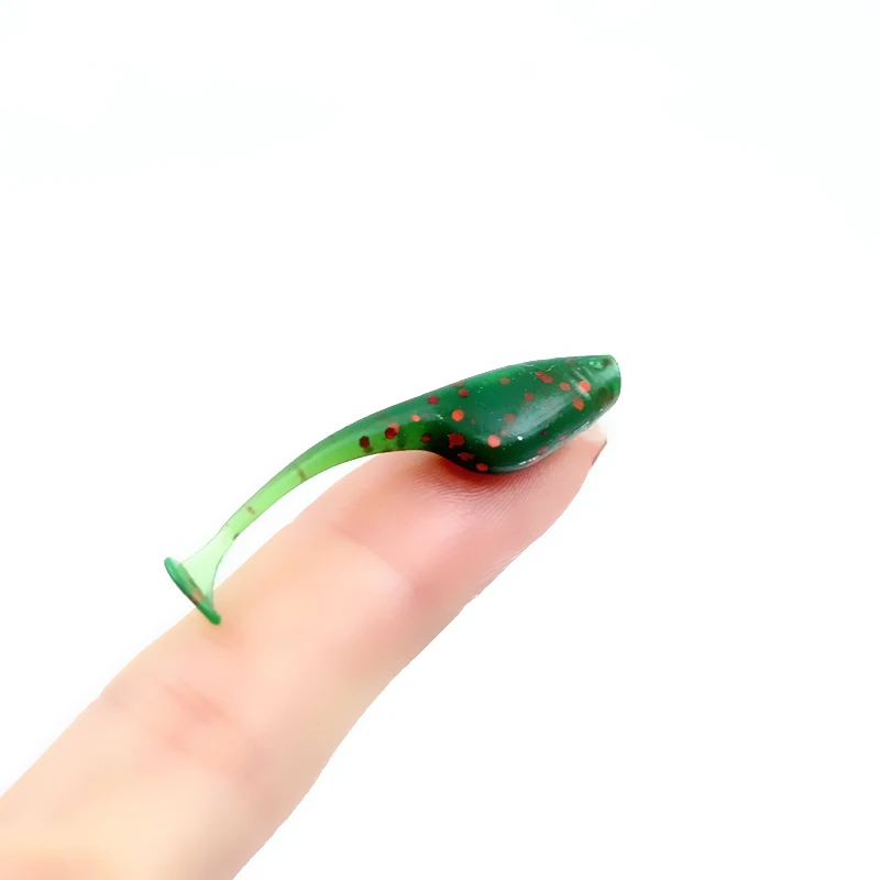 12pcs/lot 40mm 0.75g Soft Bait Fishing Lure Jig Wobbler Soft Worm Carp Fishing Bait Artificial Silicone Swimbait