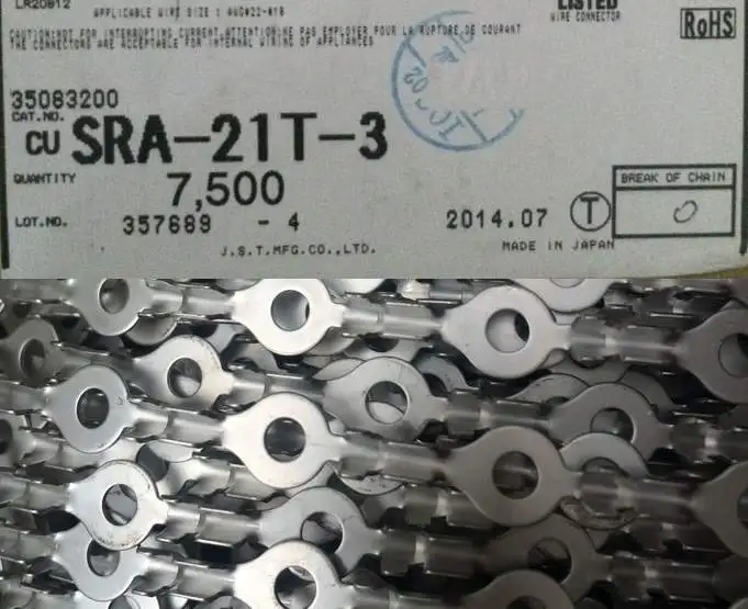 SRA-21T-3 chain terminals connectors terminals pins original spot Connectors terminals housings 100% new and original parts