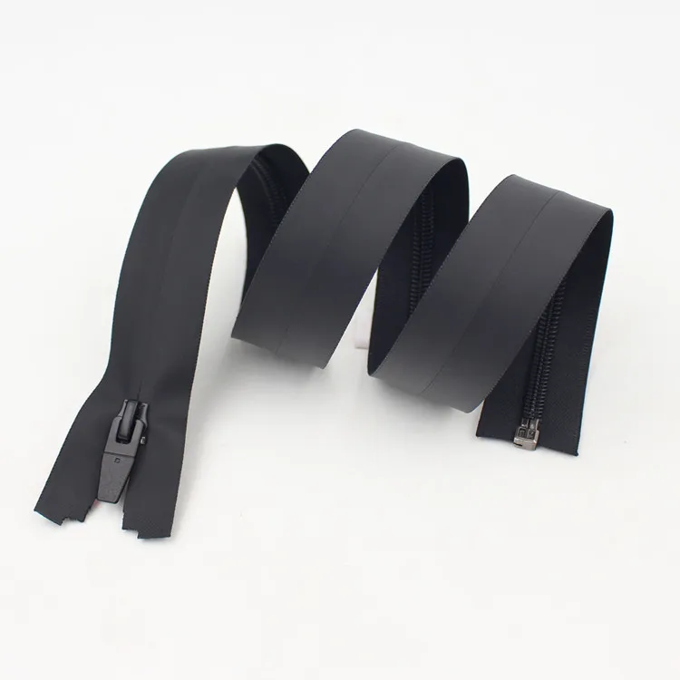 Black TPU Waterproof Invisible Zipper For Sewing Down Coat Outdoor Jackets Sports Sewing