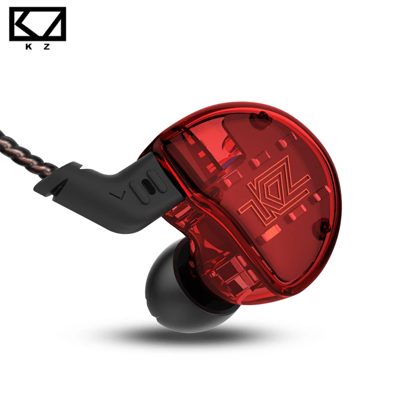 KZ ZS10 Headphones 4BA+1DD Dynamic Armature Earbuds HiFi Bass Headset Noise Cancelling In Ear Monitors hybrid Earphone