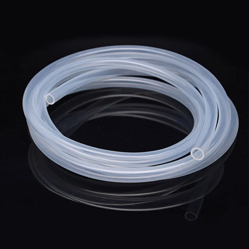 1M Transparent Silicone Rubber Tube 2-19mm Inner Diameter Drinking water connection pipe Food grade Flexible Hose