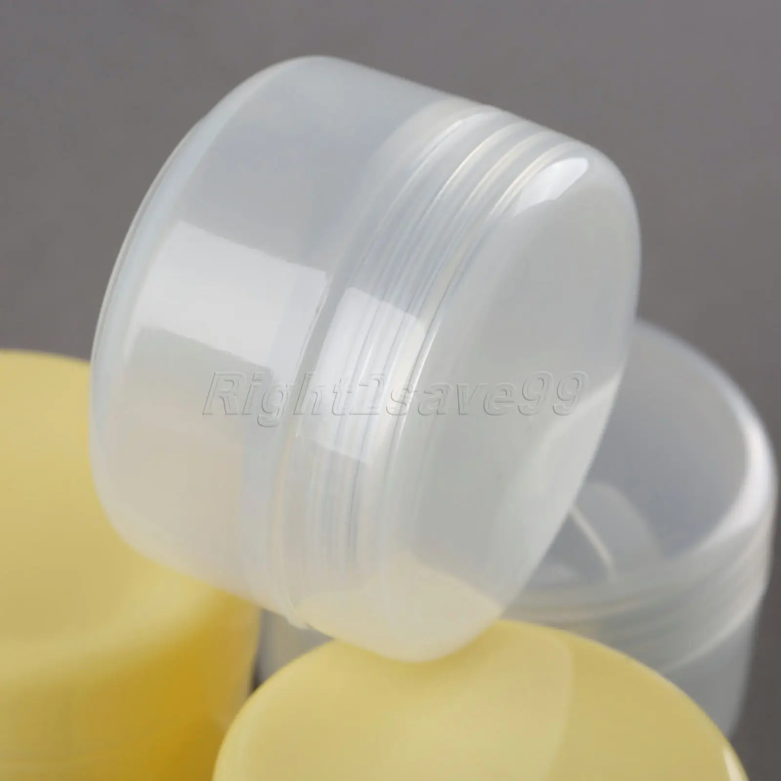 고품질 20ml PP 크림 용기 상자 20g 빈 플라스틱 화장품 용기, 작은 샘플 메이크업 하위 스크류 캡 병입