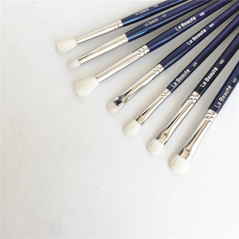 La Beaute ultra-soft Goat Hair Eyeshadow Brushes - Perfect for blending shading Crease - Beauty Makeup Brushes Blender