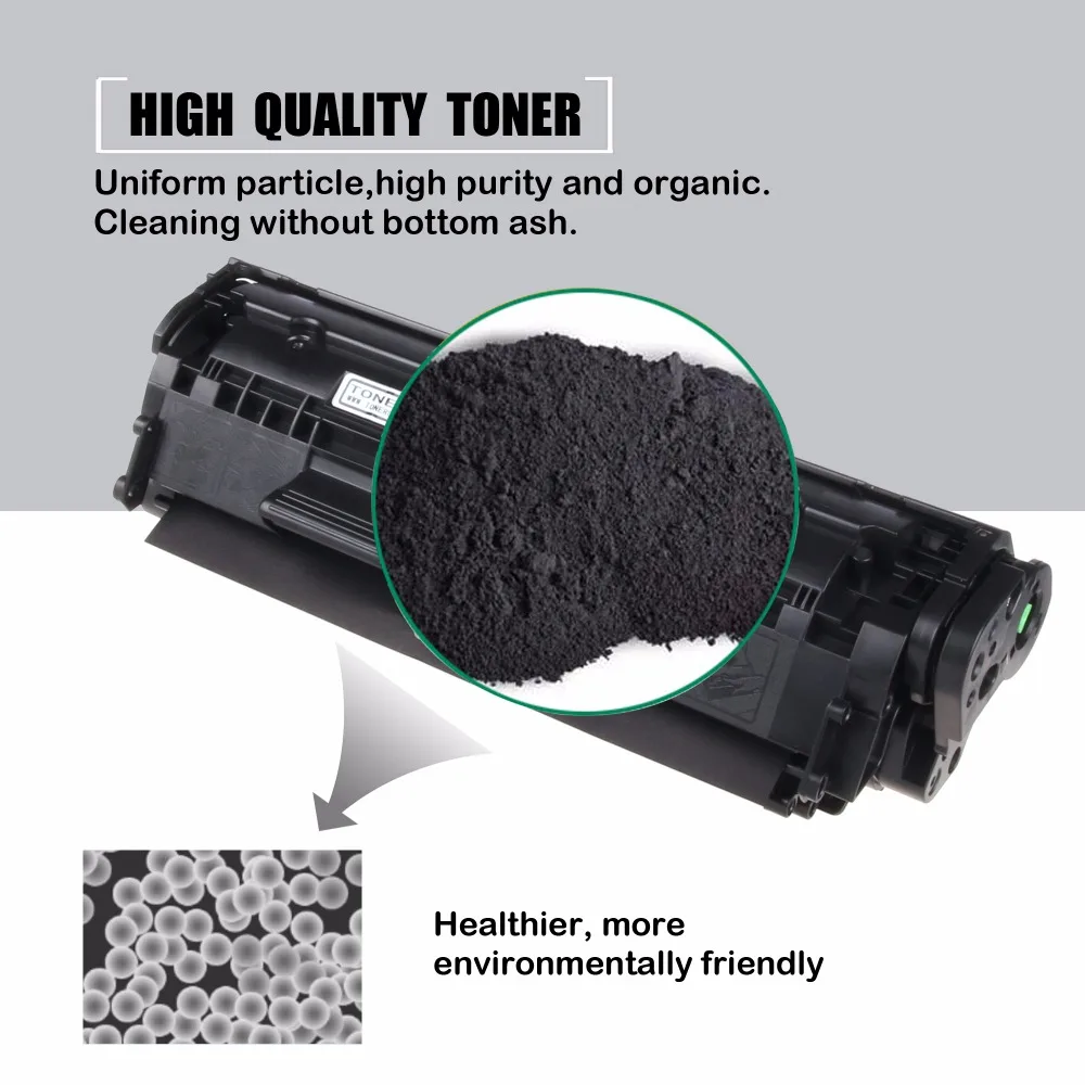 12A CART / CRG 103 303 703 BLACK compatible toner cartridge Replacement for CANON LBP-2900, LBP2900, LBP-3000, LBP3000 Printers