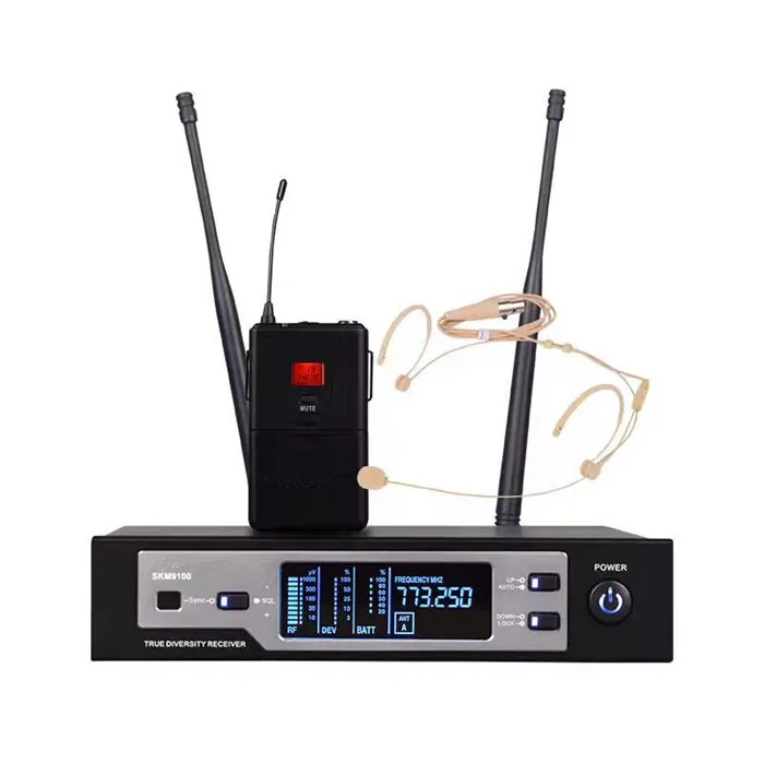 TKG-Micro sans fil True Diversity Skm9100, karaoké professionnel, performance sur scène, équipement audio, 620-670MHz