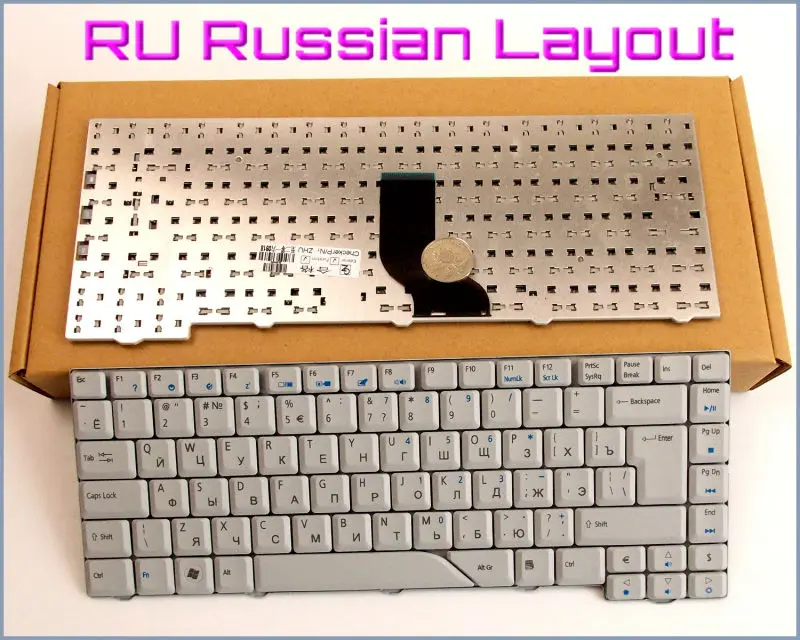 New Keyboard RU Russian Version for Acer Aspire 5730 5730Z 5715 5715Z 5715ZG 5710 5710G 5710Z 5710ZG 4910 Laptop Gray