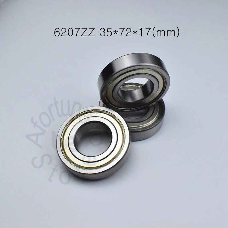 

6207ZZ 35*72*17(mm) 1Piece bearings ABEC-5 metal sealing type CHROME STEEL DEEP GROOVE BEARING 6207 6207ZZ