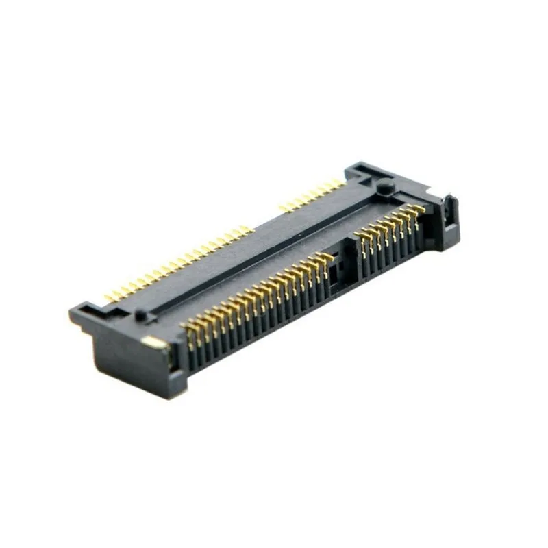 Mini PCI-E pci express pcie mSATA 52pin 4.0mm Height Receptacle female socket connector adapter Board Mount SMT for SSD adapter