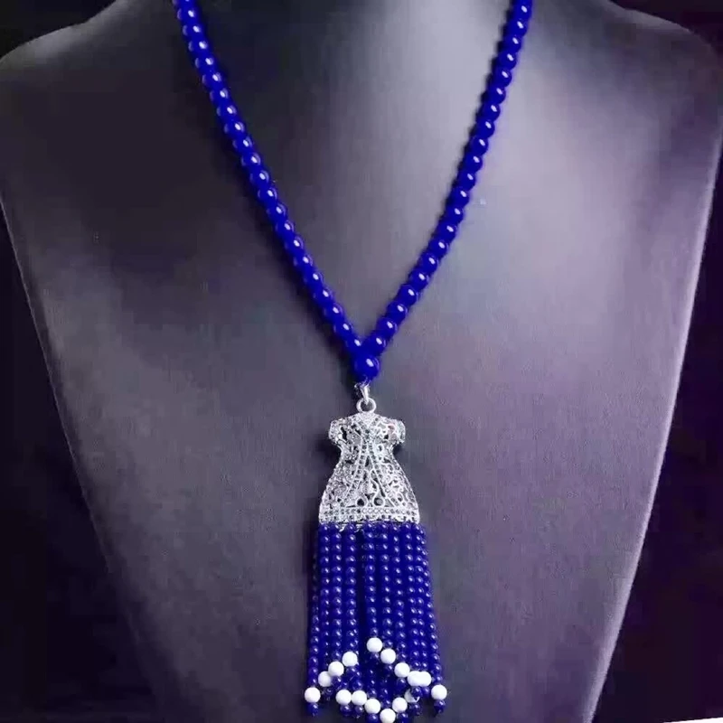 Juya DIY Women Fashion Pearls Tassel Sweater Necklace Making Accessories Cubic Zirconia Floating Suspension Connectors