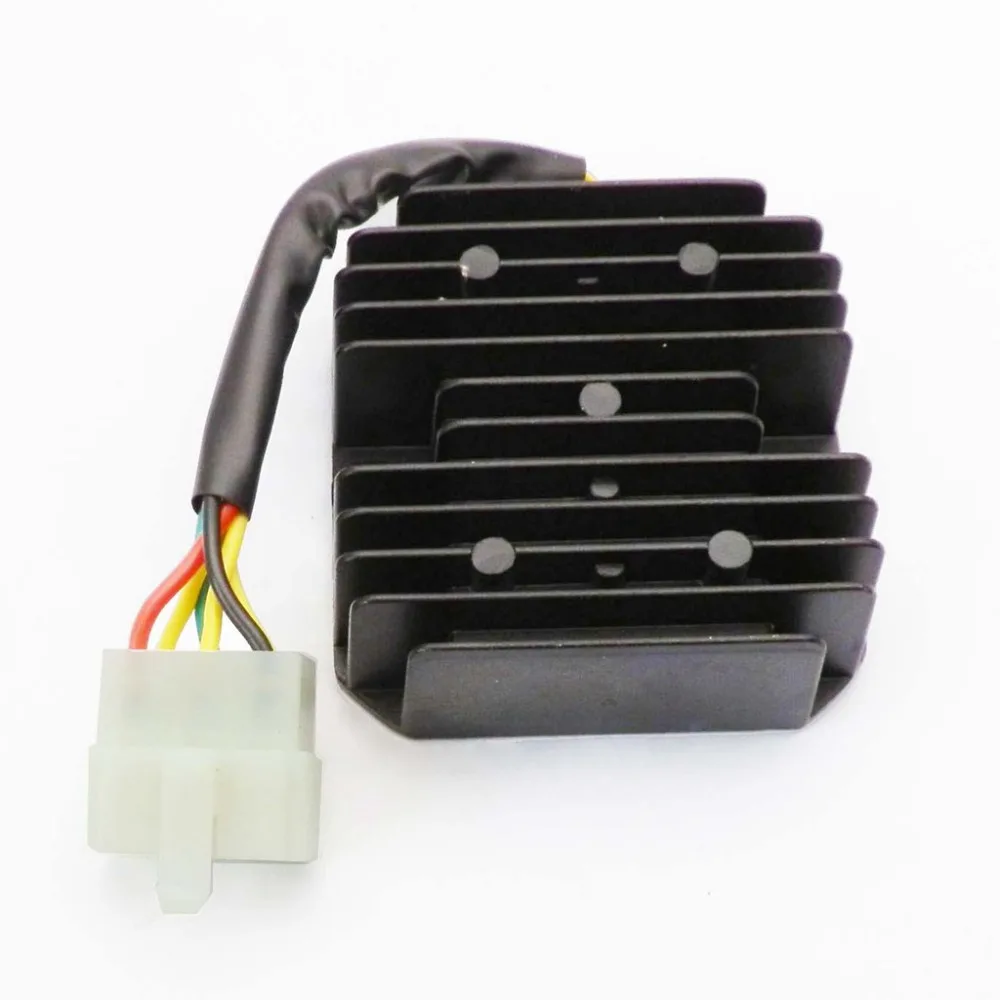 6 Wires  Voltage Regulator Rectifier  Quad 1 Plug  For HONDA GY6 125cc 150cc Scooter