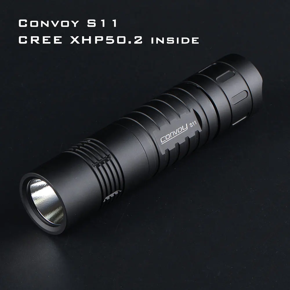 Convoy S11 XHP50.2 XHP70.2 B35AM SST40 SFT40 LED, 26650 flashlight,torch light