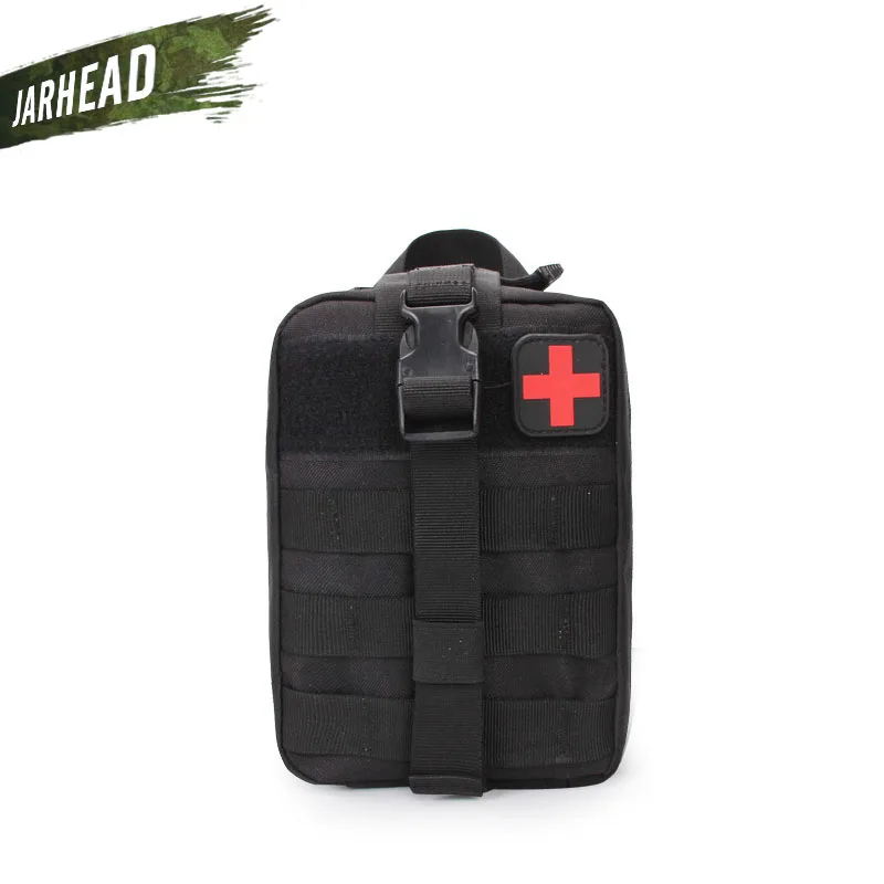 Outdoor EDC Molle Tactical Pouch Bag Travel Camping Hiking Climbing Medical Bags Emergency First Aid Kit Bag