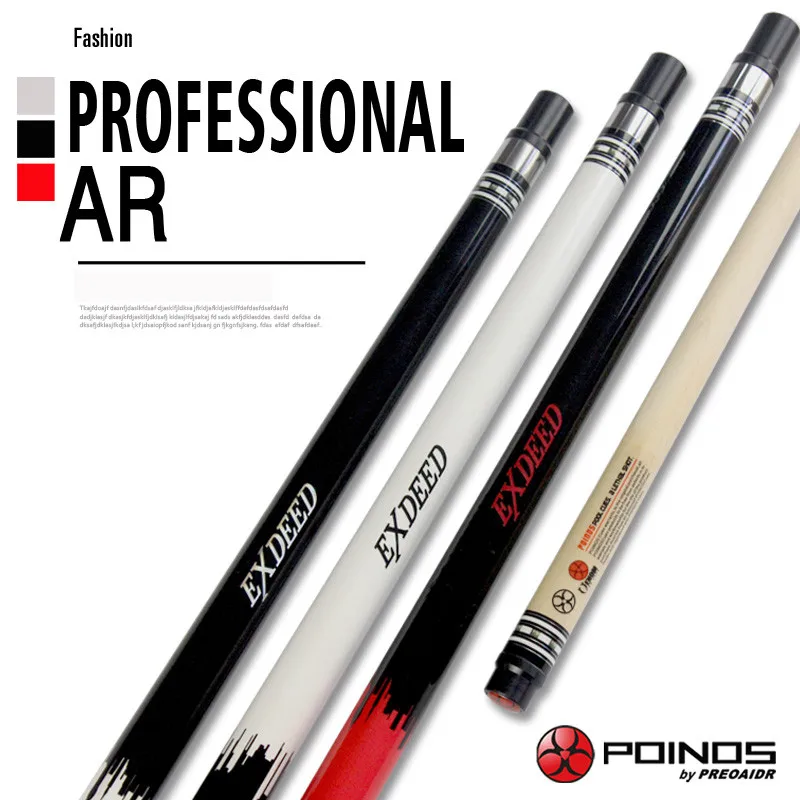 

2018 New Arrival POINOS AR 1/2 Pool Cue Sticks 9.5mm/11.5mm/13mm Tip Billiard Cues Stick Billiards Cue Pool Stick China