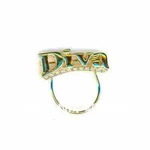 

6Pcs lot new metal DIVA charm sunglasses holder pin jewelry