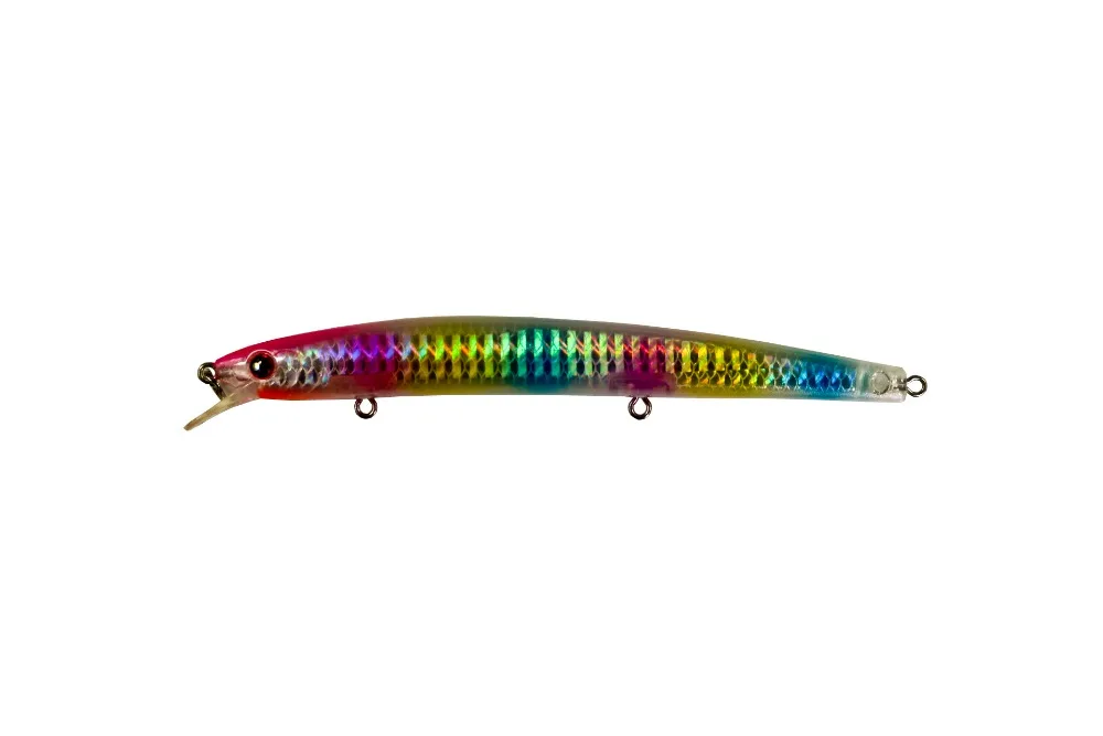 BassLegend Fishing Floating Minnow Jerkbait Sea Bass Pike Lure 130mm 14.5g