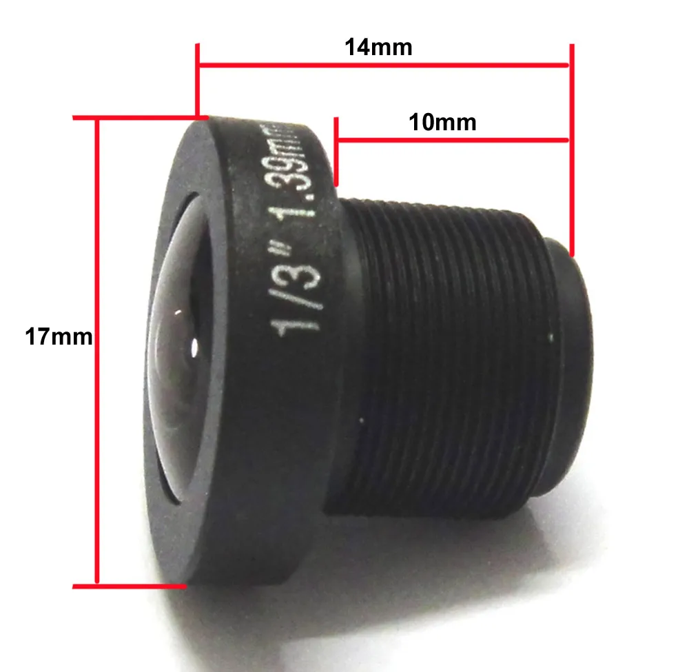 HD 5MP 1.39มิลลิเมตรกล้องวงจรปิดเลนส์ Fisheye 1/3 "มุมกว้าง F1.8 M12บอร์ด IR พาโนรามาสำหรับกล้อง720P/1080P