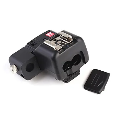 Wansen-disparador de Flash de 4 canales, Radio inalámbrica con soporte de paraguas, receptor para Canon, Nikon, Pentax, Olympus, PT-04NE