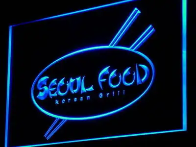 i972 Seoul Food Korean Restaurant NEW Decor Neon Light Light Signs On/Off Swtich 20+ Colors 5 Sizes