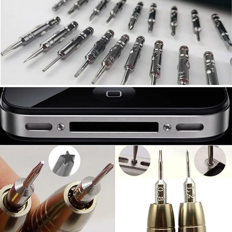 Screwdriver Set 25in1 Torx Screwdriver Repair Tool Set For iPhone 5 5S 6 Cellphone Tablet PC Universal Hand Tools 25 pc in 1