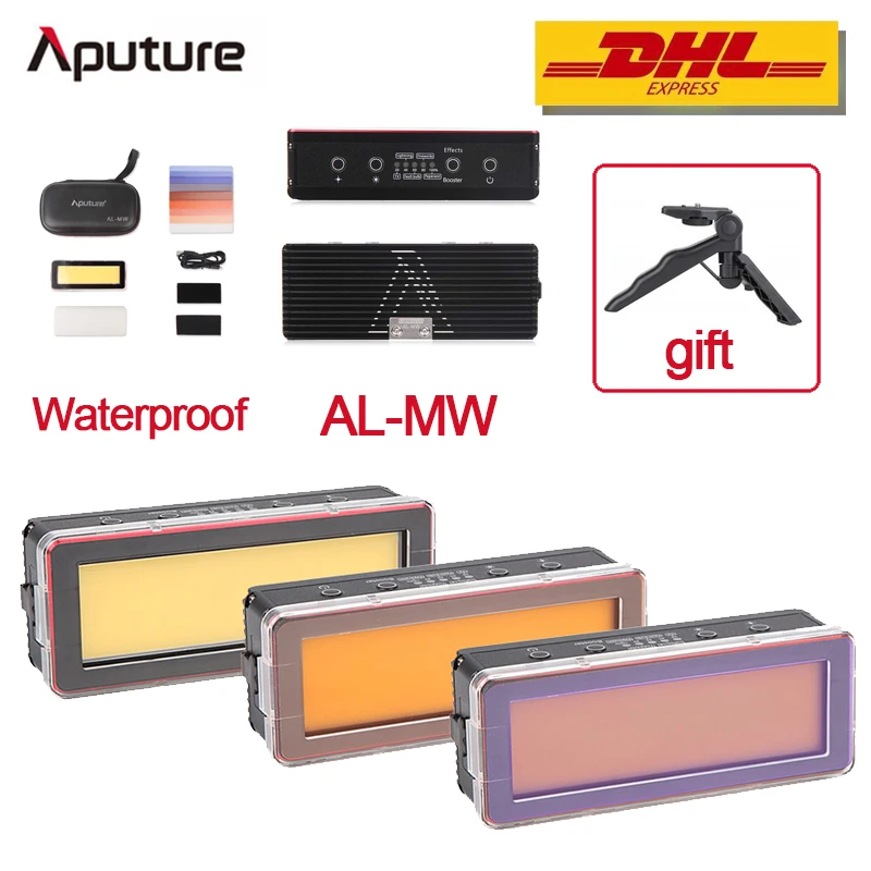 

Aputure AL-MW 5600K Daylight AL MW Waterproof Mini LED Video Light 10W IP68 10M Built-in Lithium Battery for Underwater Lighting