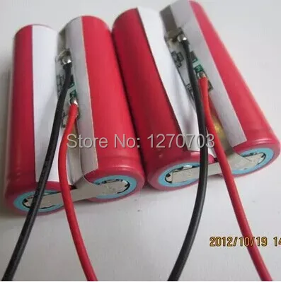 Gratis Winkelen 18650 7.4 V / 8.4 V 2 Serie 2600 Mah Oplaadbare Batterij + Pcb Bescherming Boord