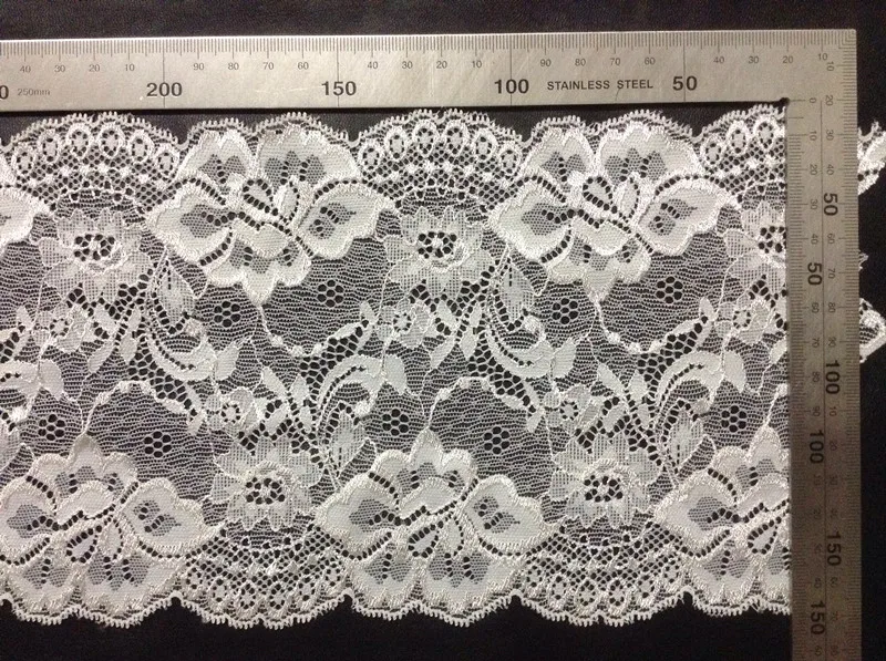 15cm hot selling symmetrical jacquard flora motif edge lace trim,JC0826D