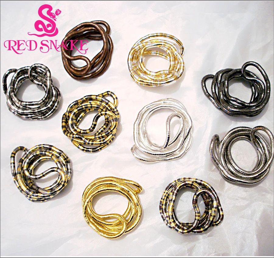 Get It ! High Quality Stainless Steel Punk Trendy Bendable Flexible Bendy Snake Necklace Larger In Multi Color NE008