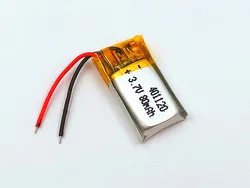 80mAh 401120 3.7V akumulator bateria litowo-jonowa bateria litowo-polimerowa do MP3 MP4 GPS zestaw głośnomówiący bluetooth inteligentny zegarek